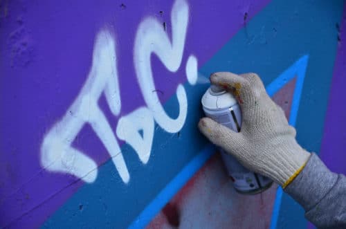 Graffitis als Sachbeschädigung