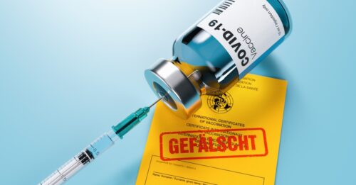 Corona-Pandemie - Fälschung von Impfausweis