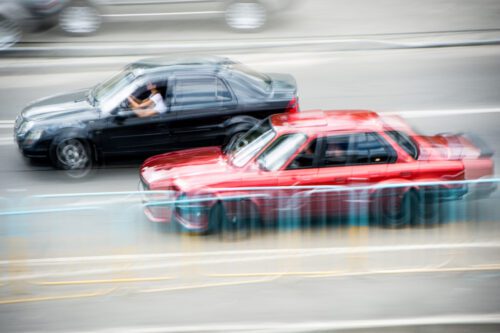 Verbotenes Autorennen -  Begriff des Rennens und Erzielung von Höchstgeschwindigkeiten