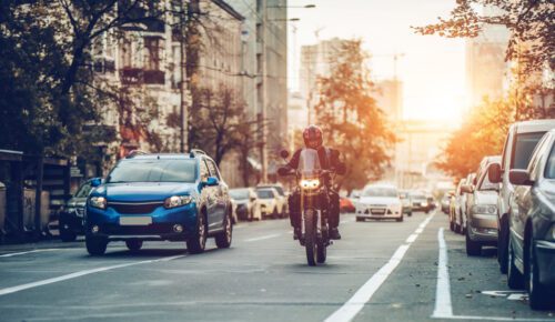 Verbotenes Kraftfahrzeugrennen von Motorradfahrern