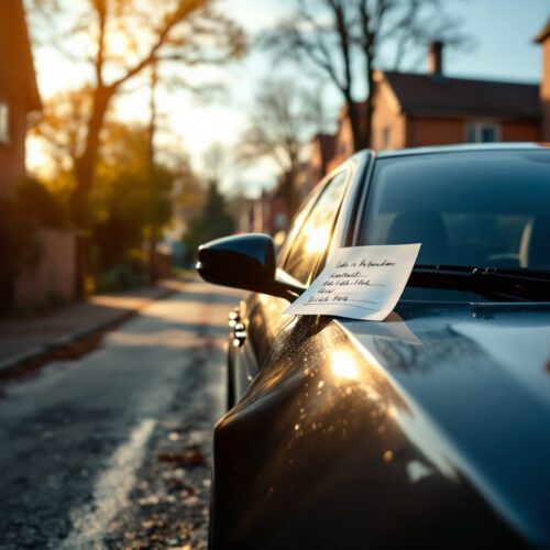 Anwohnerparkausweis von Tübingen mit durchgestrichenem alten und neuem Nummernschild, Datum handschriftlich vermerkt.