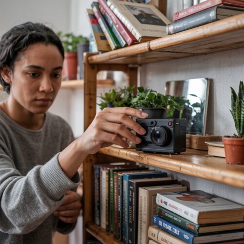 Heimliche Kamera installiert. Videoüberwachung, Datenschutz, Persönlichkeitsrecht.