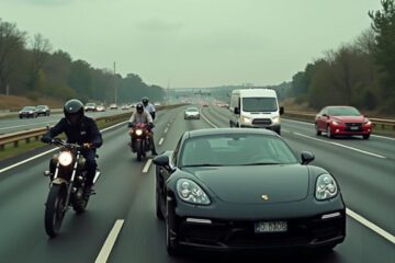 200 km/h auf der Autobahn: Porsche weg bei illegalem Autorennen und Beleidigung?