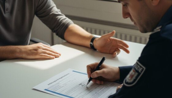 Der Beschuldigte protokolliert die Behauptung. Prüft das Gericht die Existenz der erfundenen Person als Tatbestandsvoraussetzung?