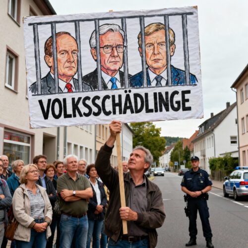 Ein Bürger verteidigt sein Recht auf Meinungsfreiheit: Seine überspitzte Kritik als "Volksschädlinge" sei keine strafbare Beleidigung.
