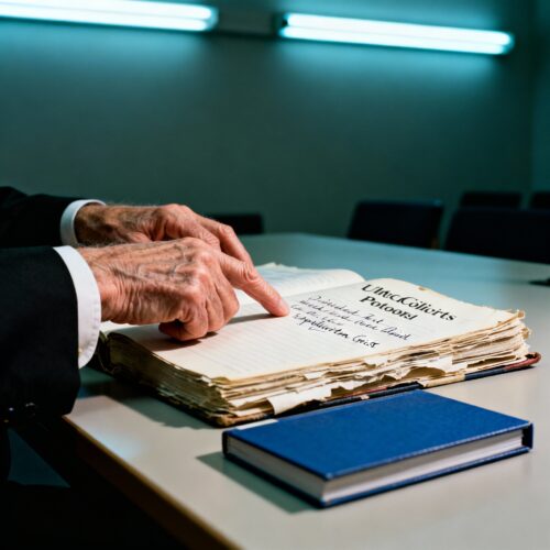 Der Anwalt analysiert die Protokoll-Niederschrift auf Beweiskraft, um den fehlenden Eröffnungsbeschluss festzustellen.