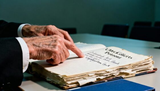 Der Anwalt analysiert die Protokoll-Niederschrift auf Beweiskraft, um den fehlenden Eröffnungsbeschluss festzustellen.